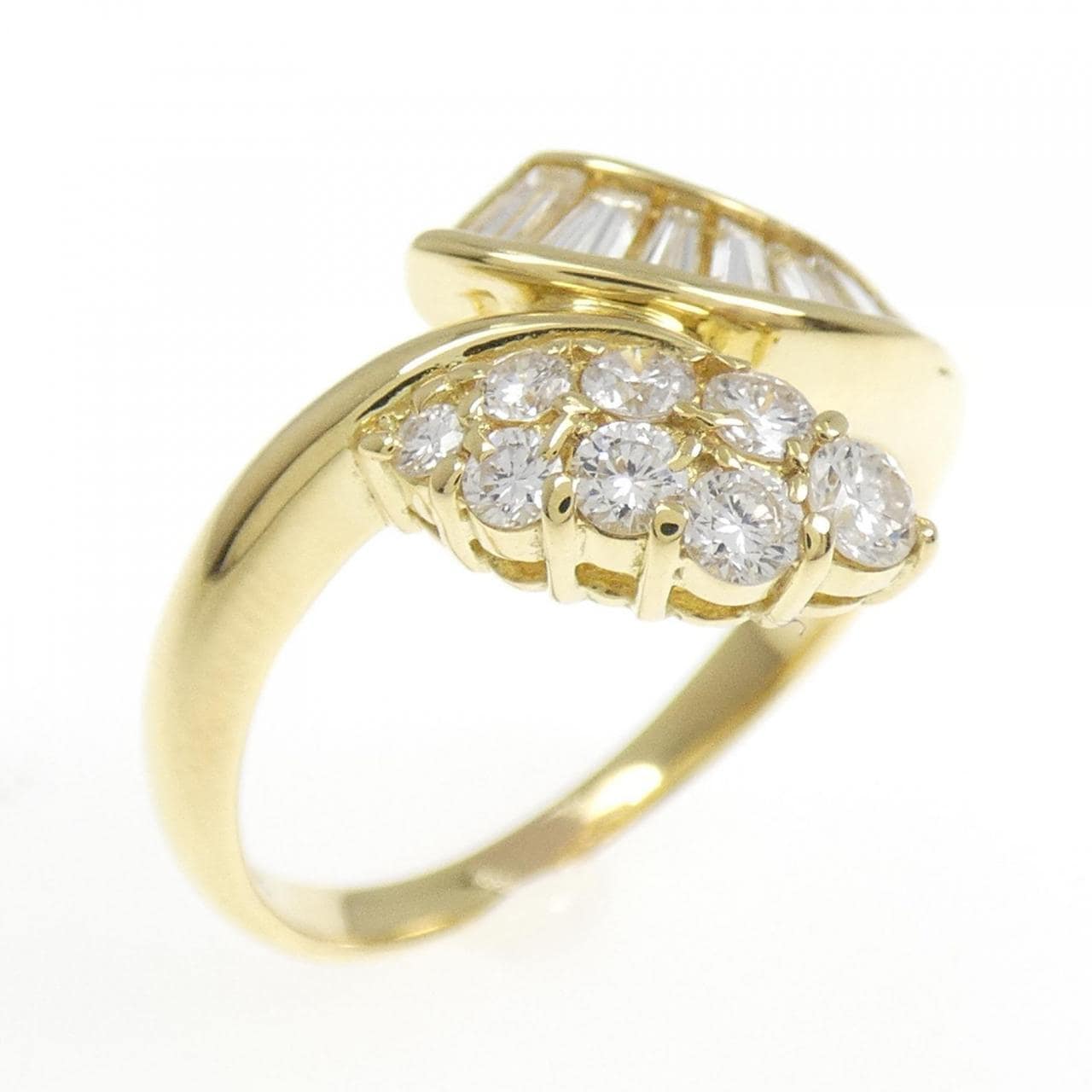K18YG ダイヤモンド リング 0.77CT