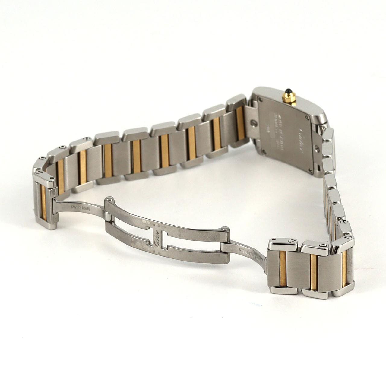 カルティエ タンクフランセーズSM コンビ W51007Q4 SSxYG クォーツ