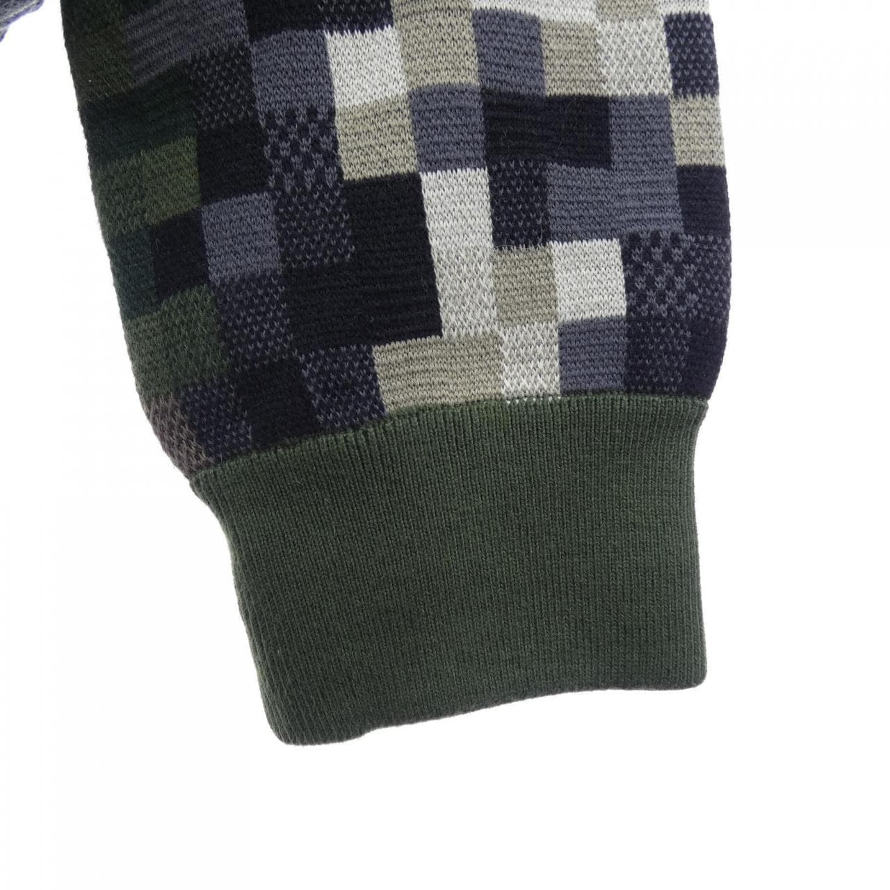 ルイヴィトン LOUIS VUITTON ダモフラージュコットンプルオーバー HQN72WAUR ニット