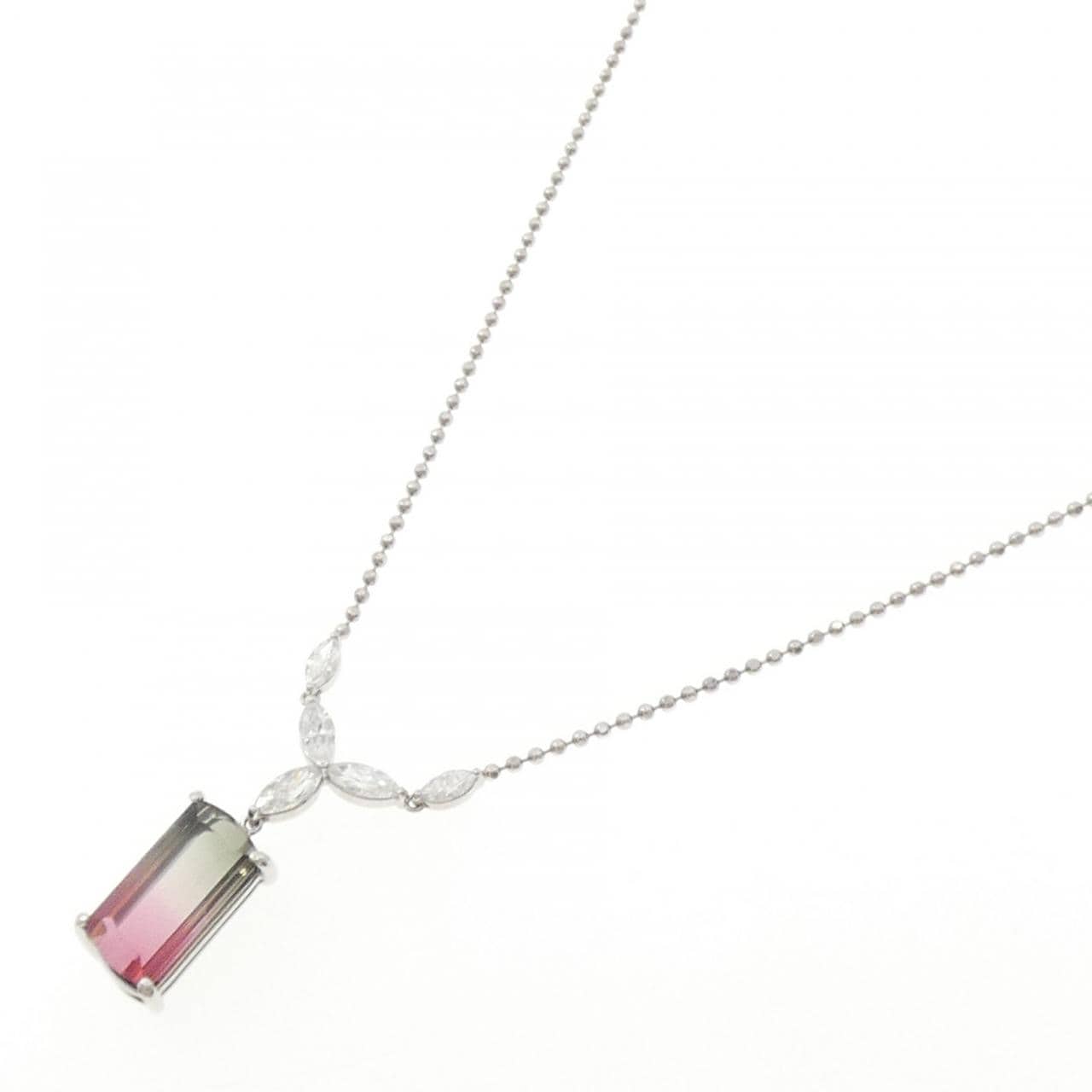 PT900/PT850 トルマリン ネックレス 6.519CT