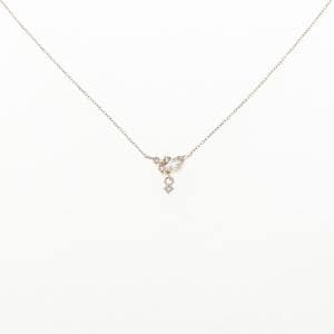 K10YG ホワイトトパーズ ネックレス