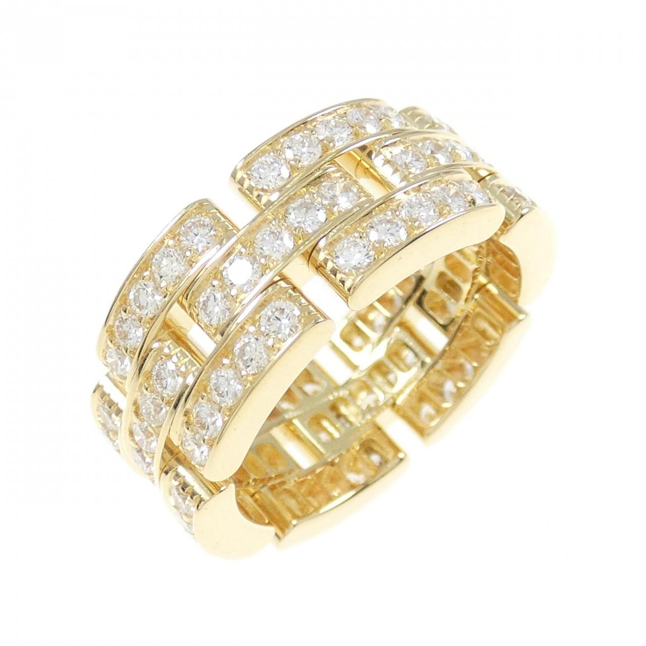 Cartier maillon panthère full diamond ring