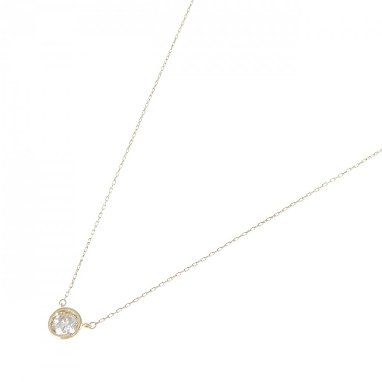 K18YG ダイヤモンド ネックレス 0.30CT