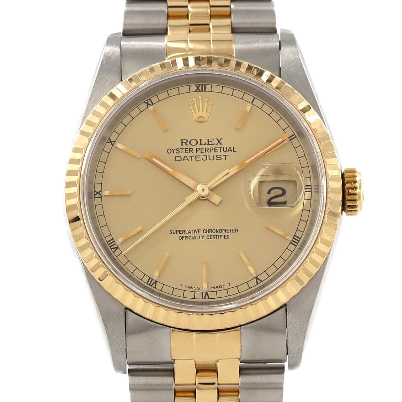 ROLEX Datejust 16233 SSxYG Automatic T No.