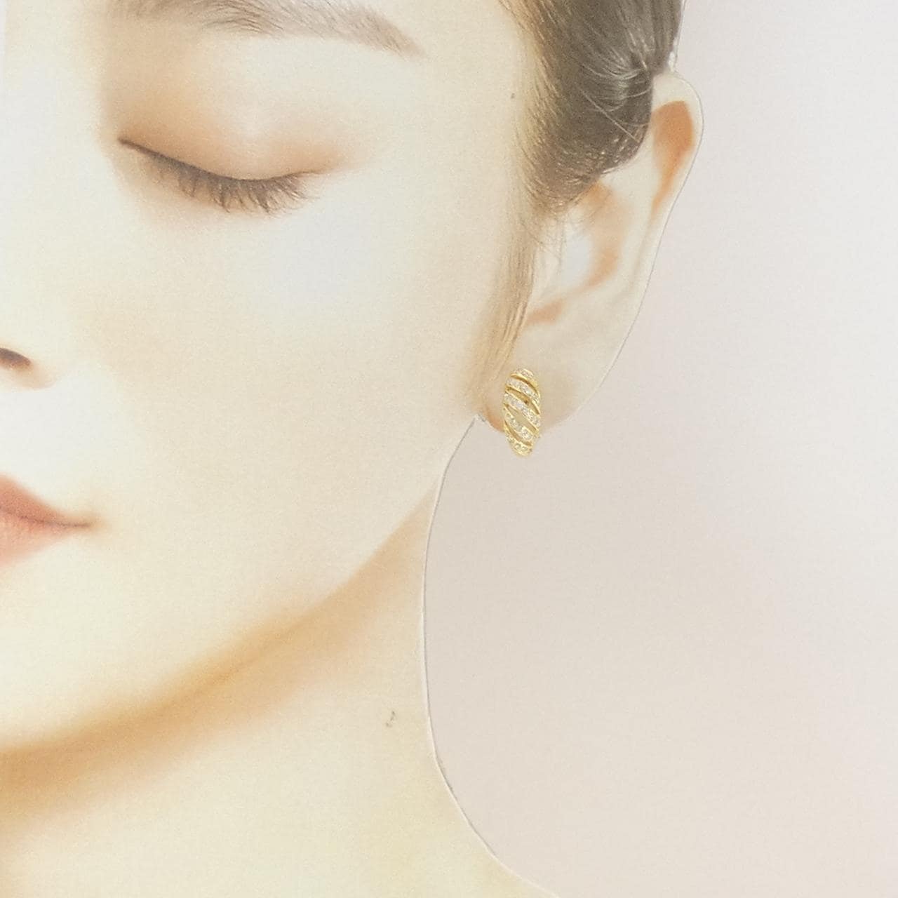 K18YG ダイヤモンド ピアス/イヤリング 0.50CT