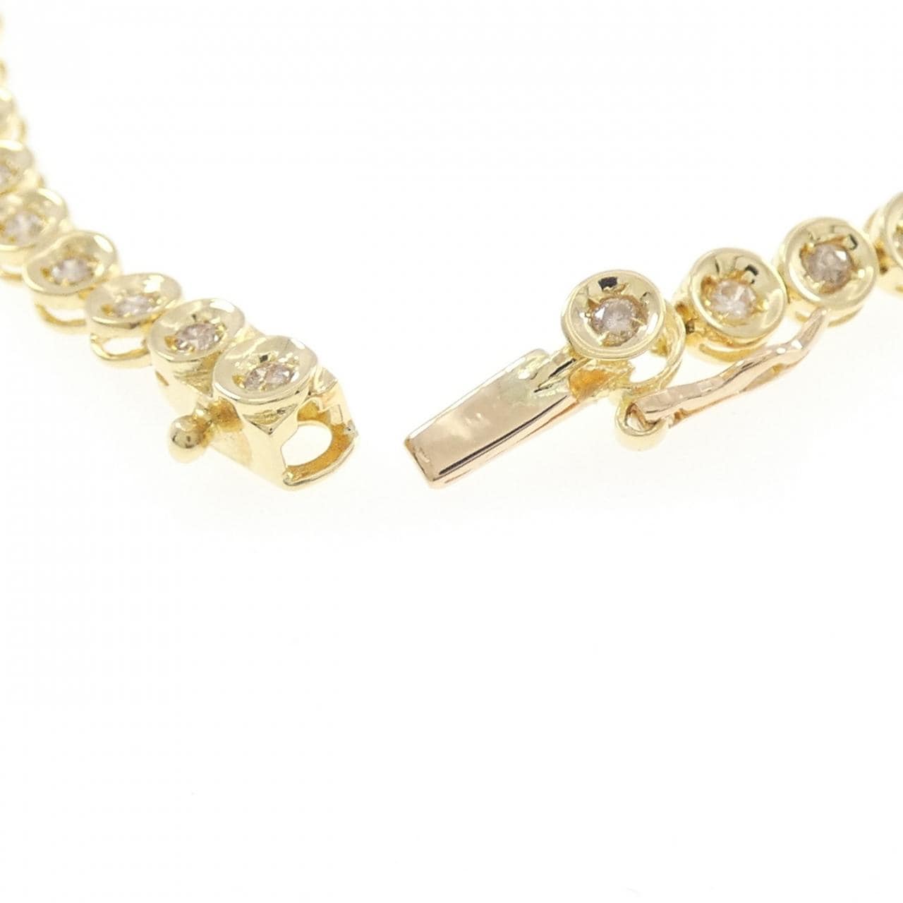 K18YG ダイヤモンド ブレスレット 1.00CT