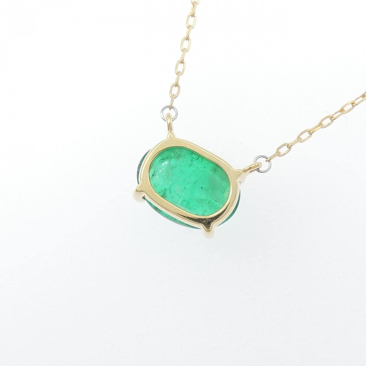 K18YG エメラルド ネックレス 1.00CT