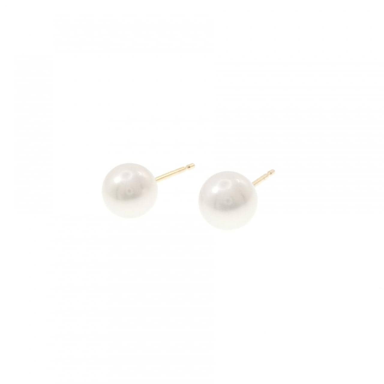 K18YG アコヤパール ピアス 7.7mm