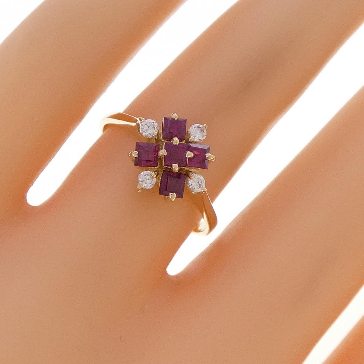 585YG ルビー リング