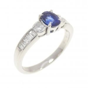 PT900 サファイヤ リング 0.65CT