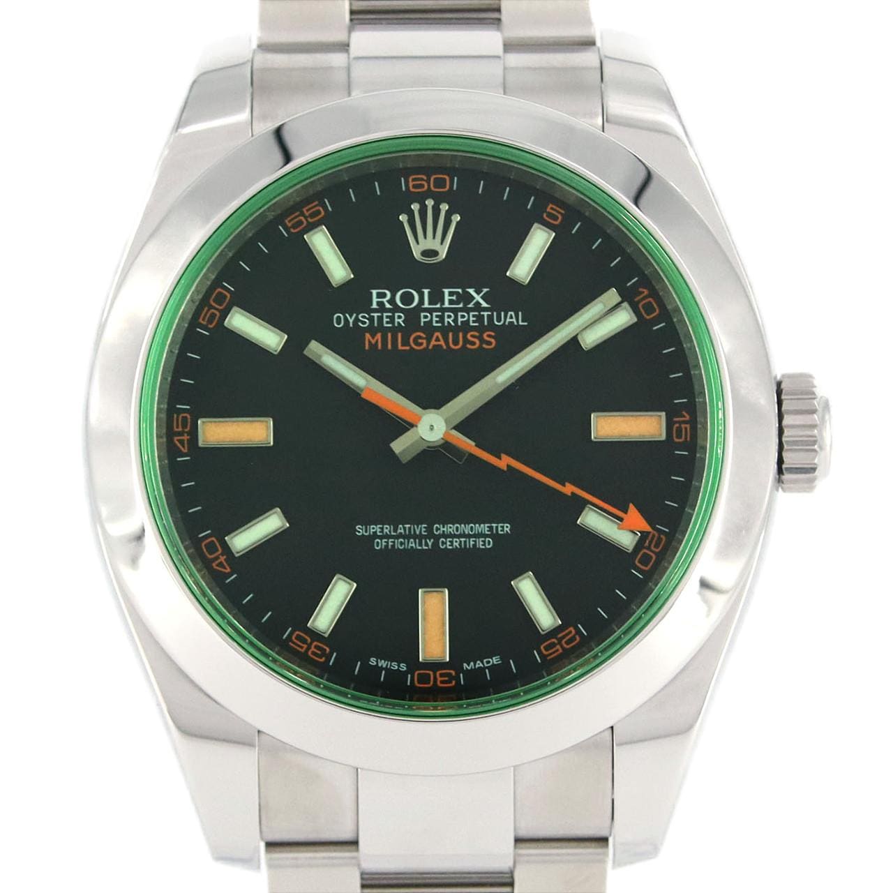 ROLEX Milgauss 116400GV SS自動上弦G 編號