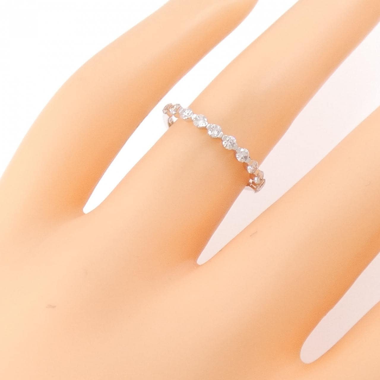 K18WG ダイヤモンド リング 0.33CT