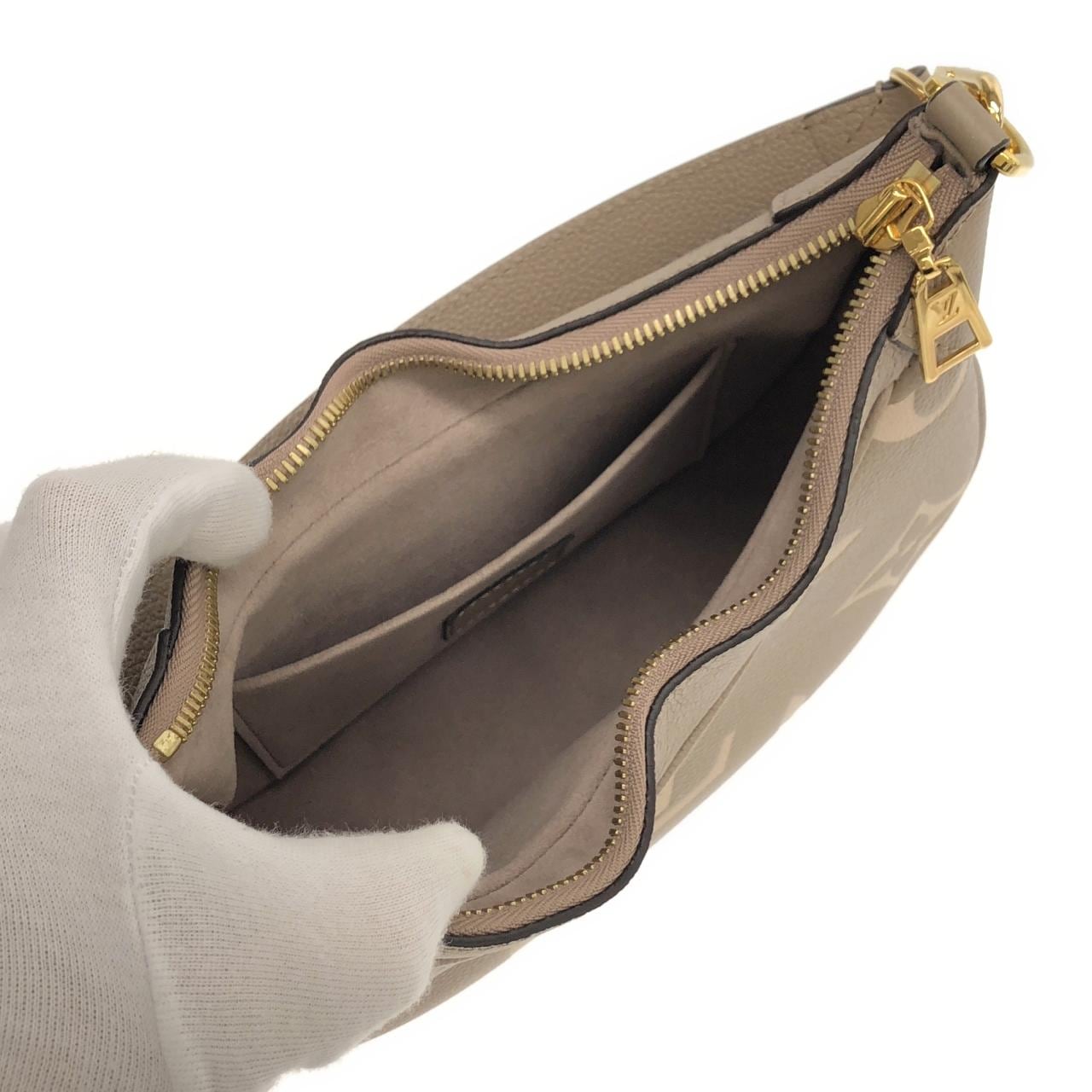 ルイヴィトン バイカラー モノグラム アンプラント バガテル M46112 ショルダーバッグ