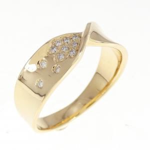 K18YG ダイヤモンド リング 0.06CT