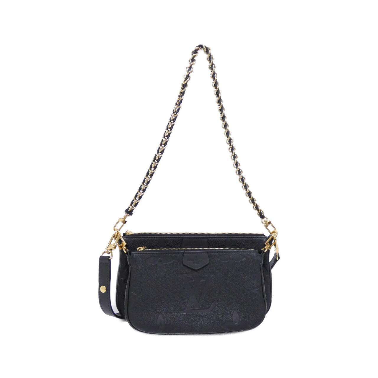 LOUIS VUITTON Monogram Empreinte多口袋配件 M80399 單肩包