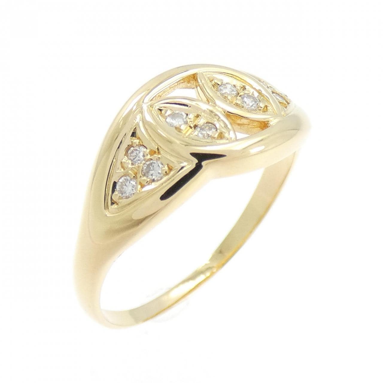 K18YG ダイヤモンド リング 0.11CT