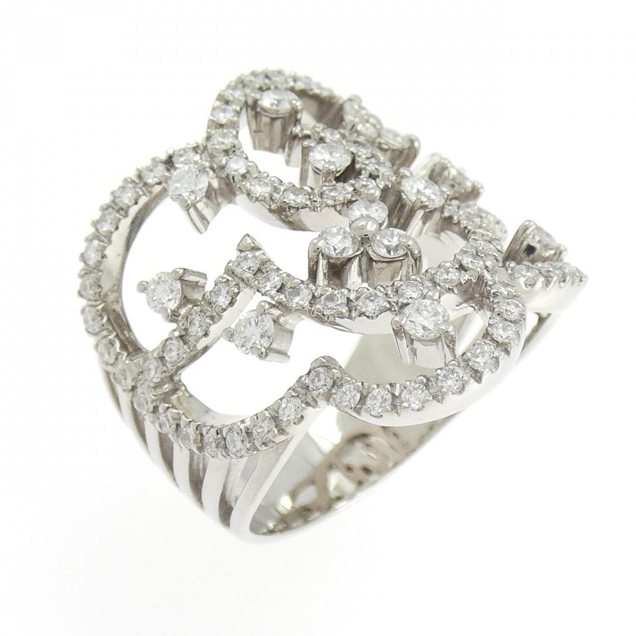 750WG ダイヤモンド リング