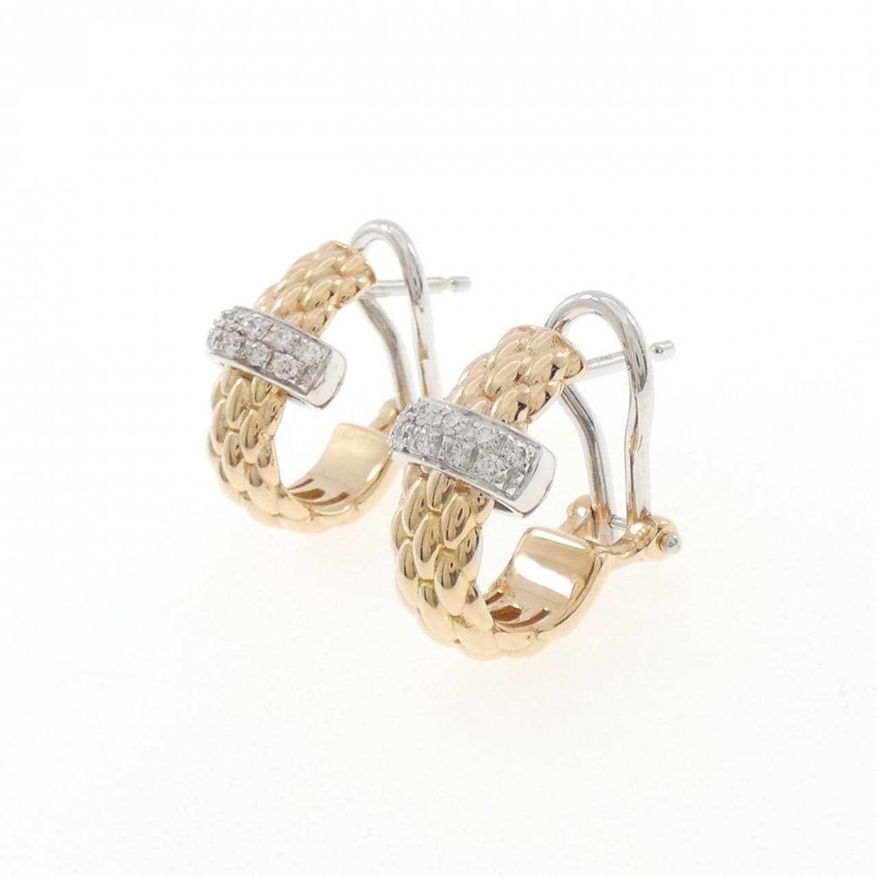 【新品】フォッペ ヴァンドーム ピアス 0.20CT