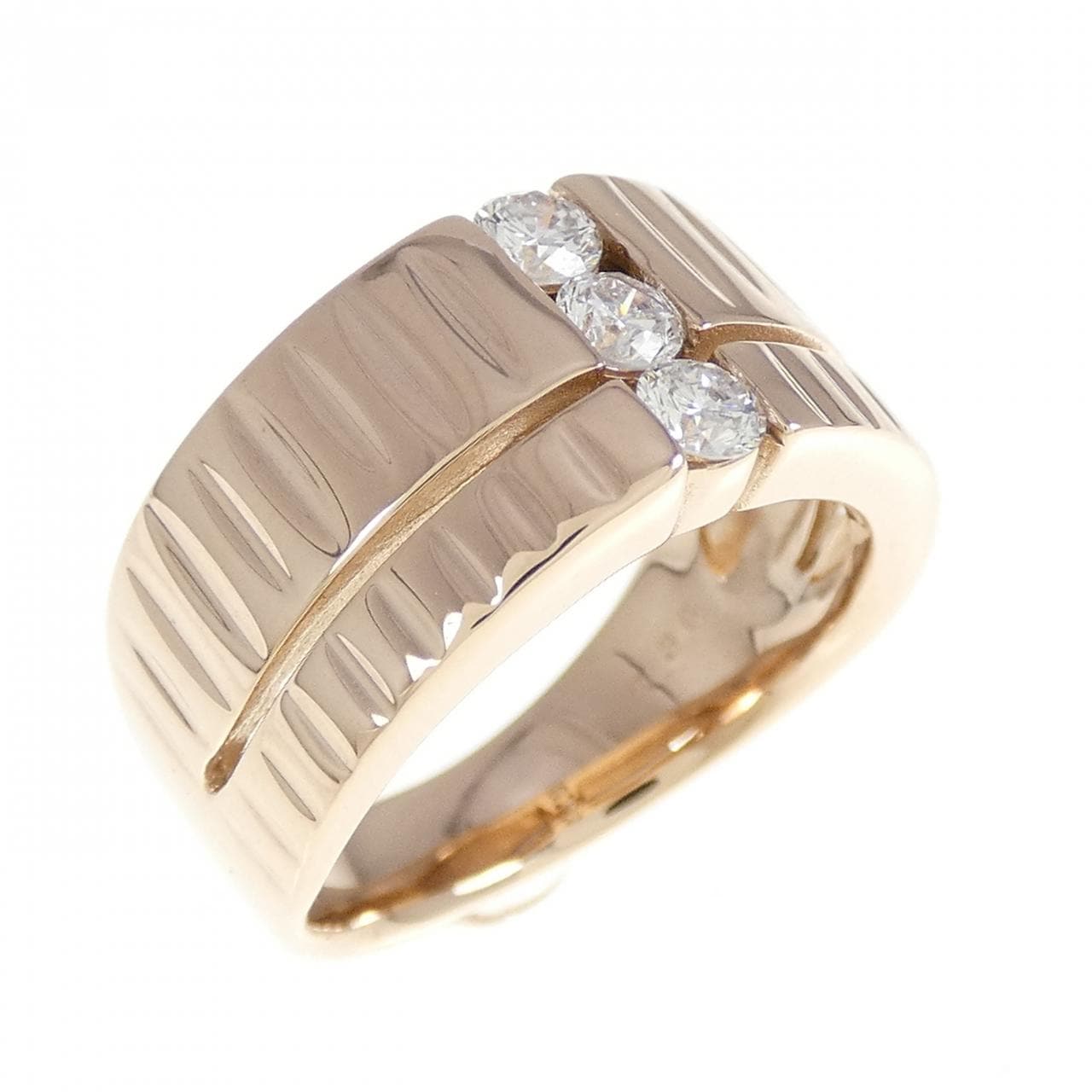 K18PG ダイヤモンド リング 0.30CT