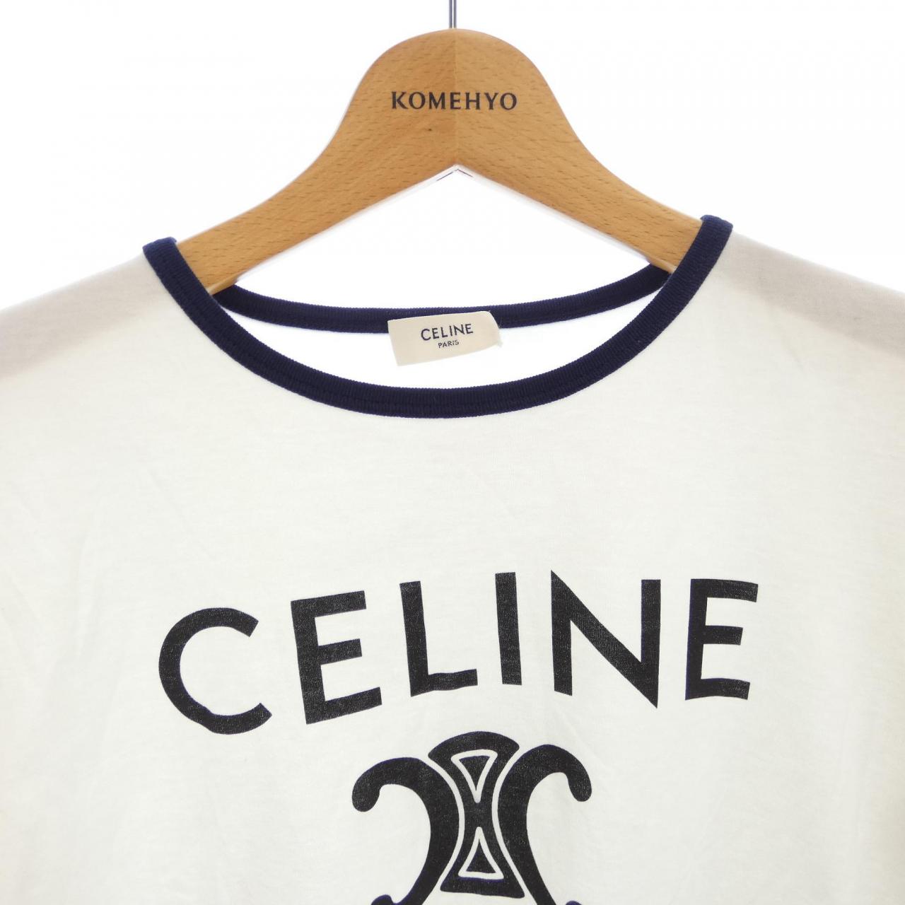 セリーヌ CELINE CELINE PARIS Tシャツ　トリオンフ TRIOMPHE 2X872671Q Tシャツ