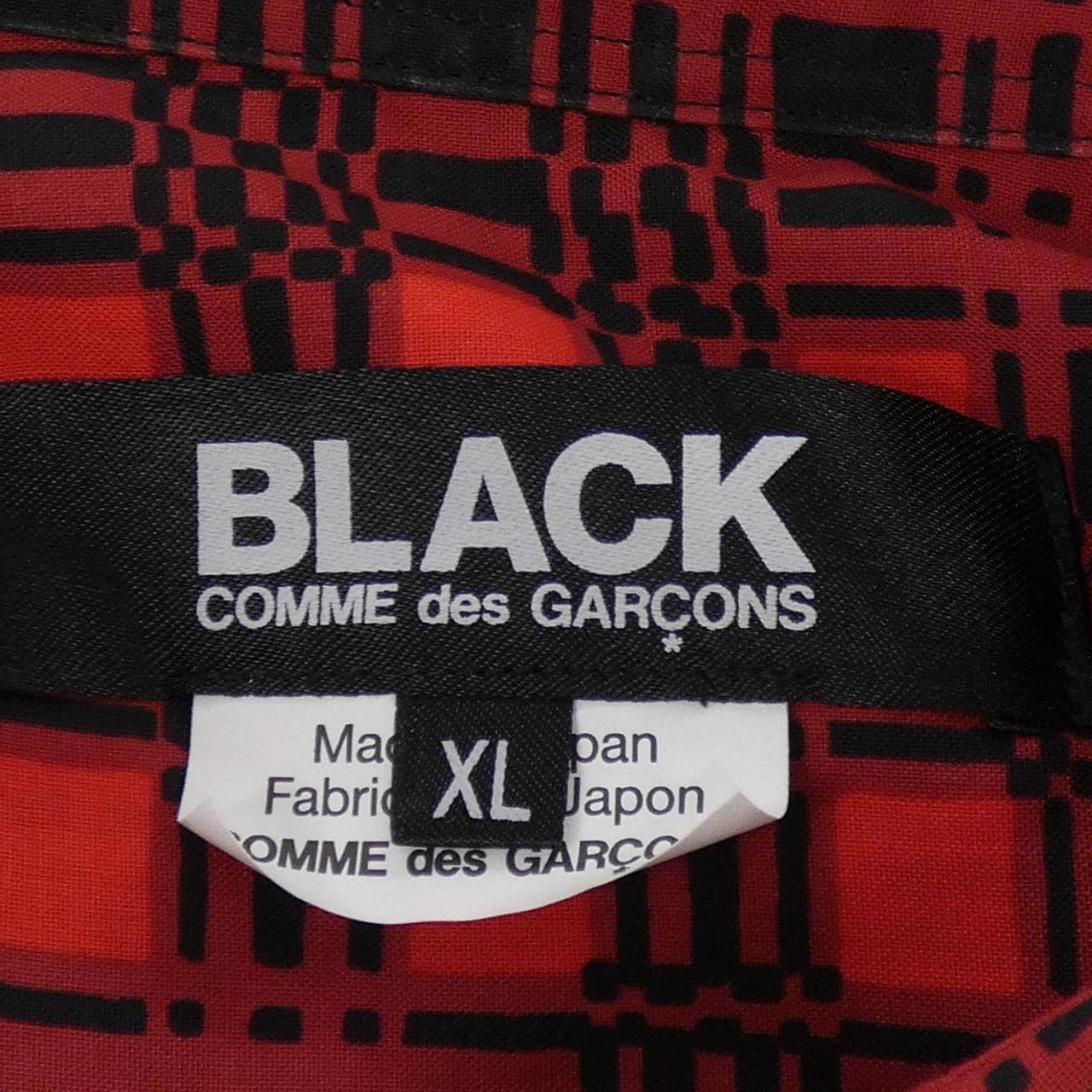 ブラックコムデギャルソン BLACK COMME des GARCONS 1L-B001 UNISEX シャツ