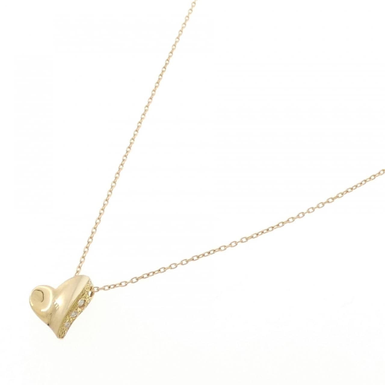 スタージュエリー ハート ダイヤモンド ネックレス 0.05CT