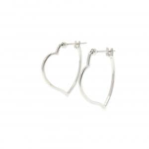 K14WG ハート ピアス