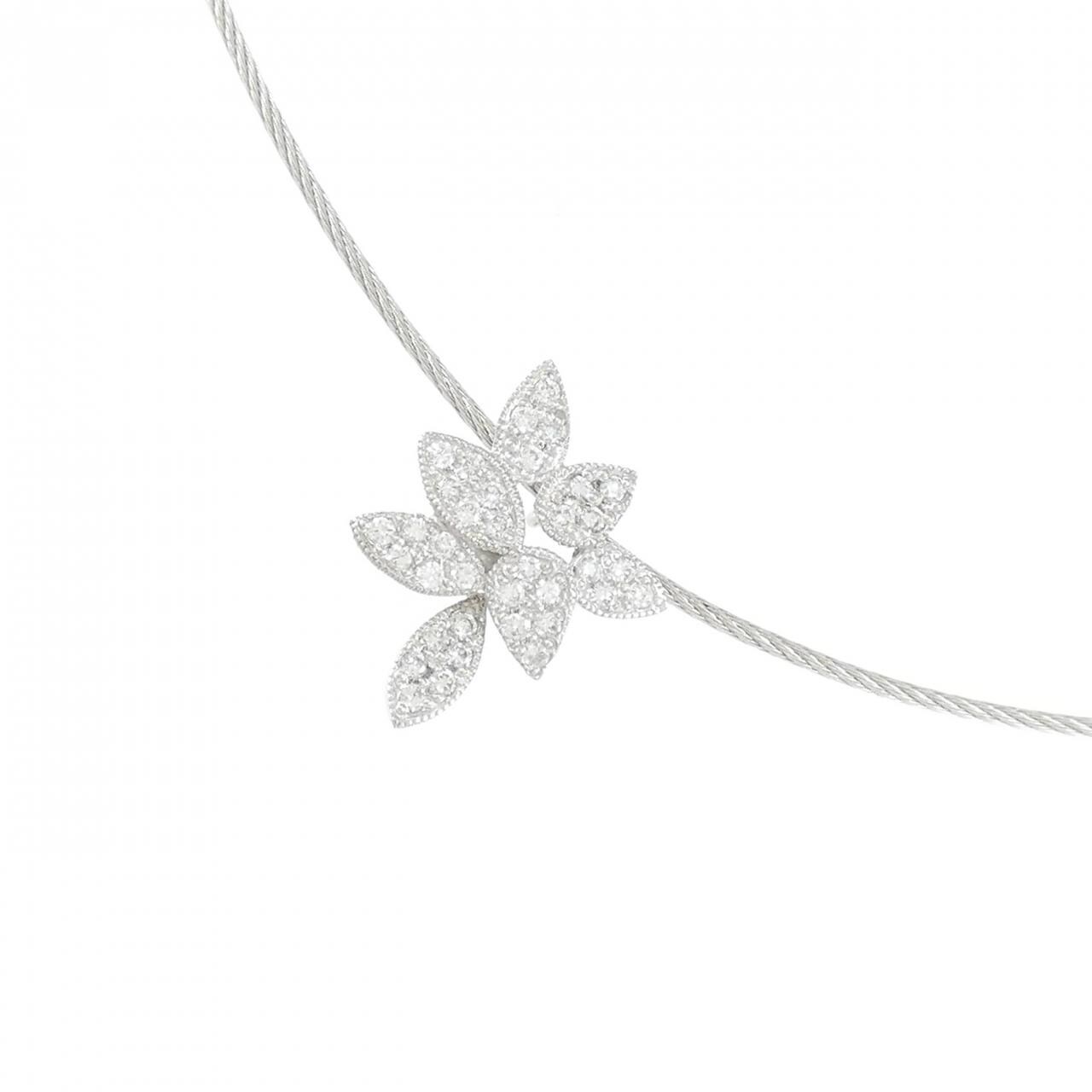 PT900/PT850 ダイヤモンド ネックレス 0.18CT