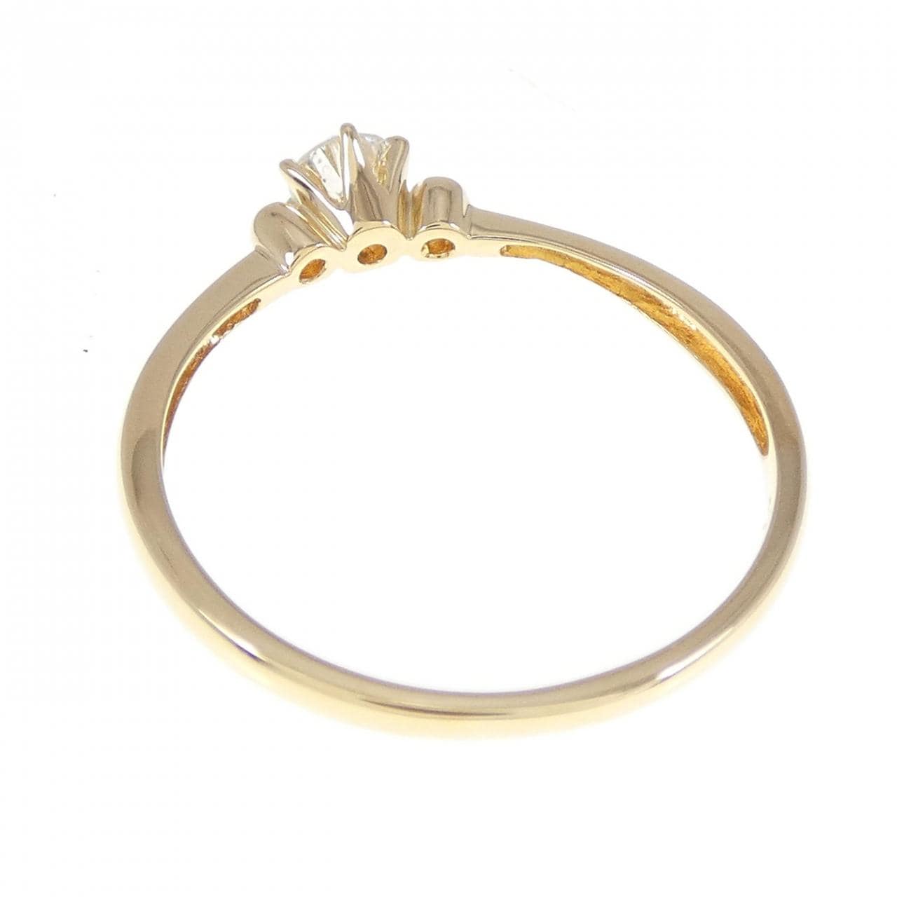 K18YG ダイヤモンド リング 0.18CT