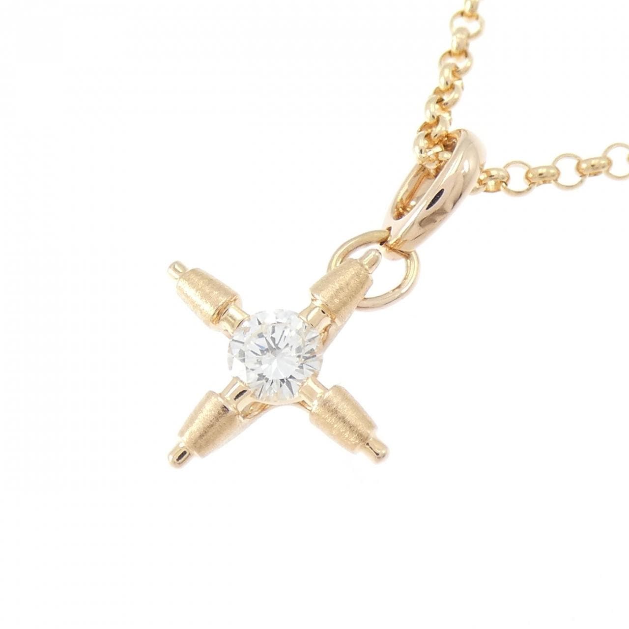 K18PG ダイヤモンド ネックレス 0.226CT