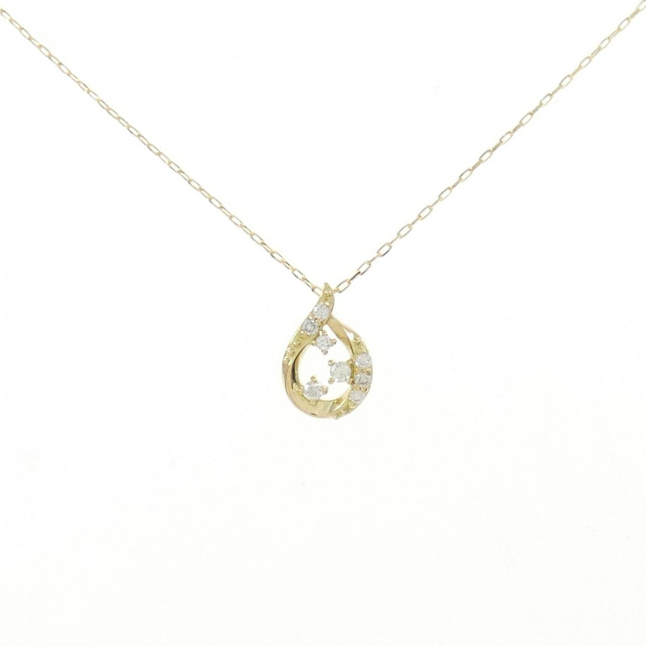 [Remake] K18YG Diamond necklace 0.06CT