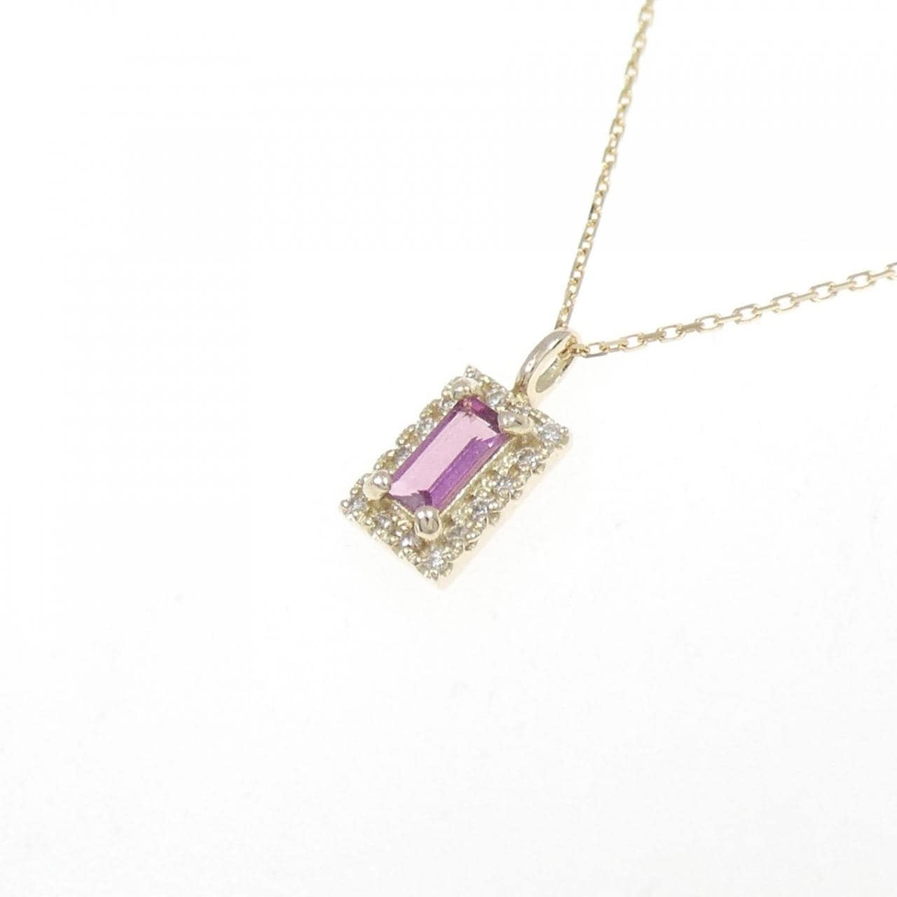 【新品】K10YG トルマリン ネックレス