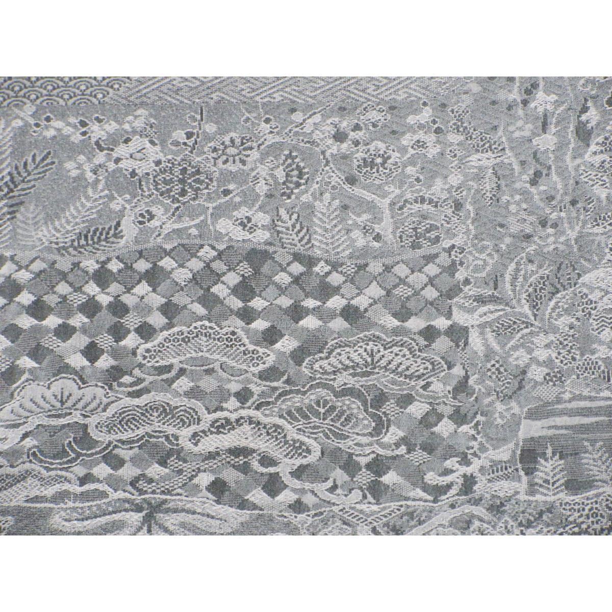 【未使用品】着尺反物　小紋　山岡古都