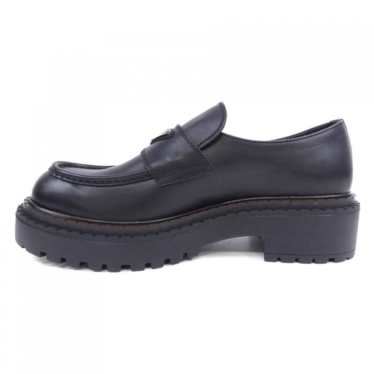 プラダ PRADA トライアングルロゴ レザーローファー 2DE148 シューズ