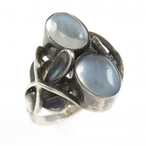 ジョージ ジェンセン ムーンストーン リング