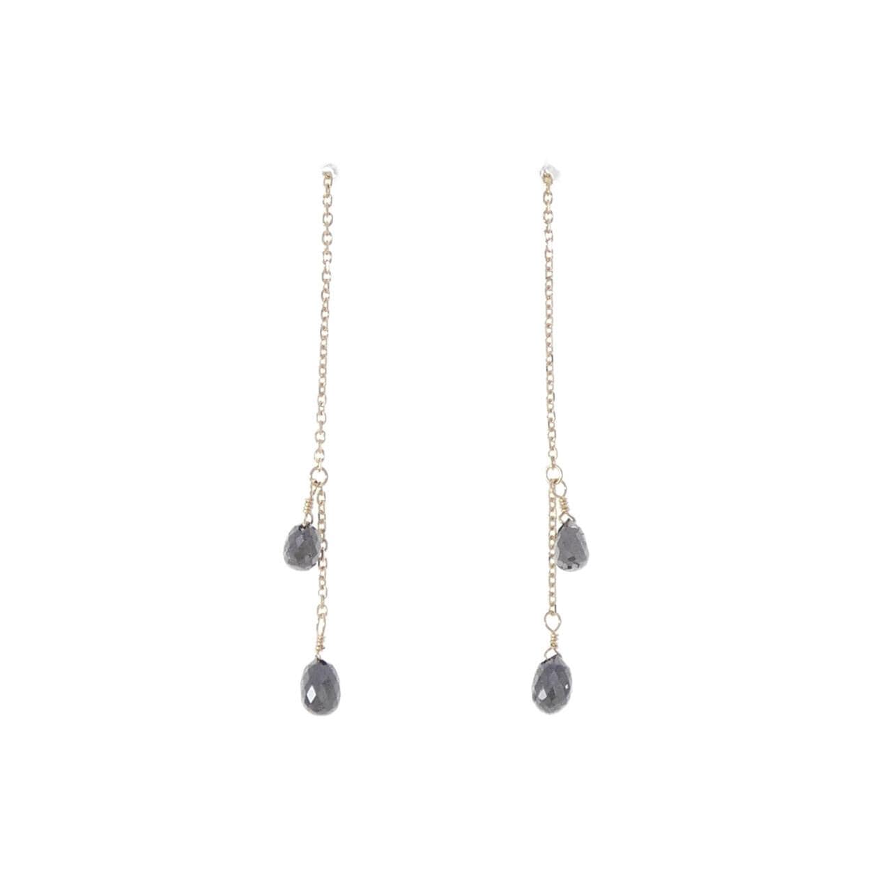 K18YG ダイヤモンド ピアス 1.00CT