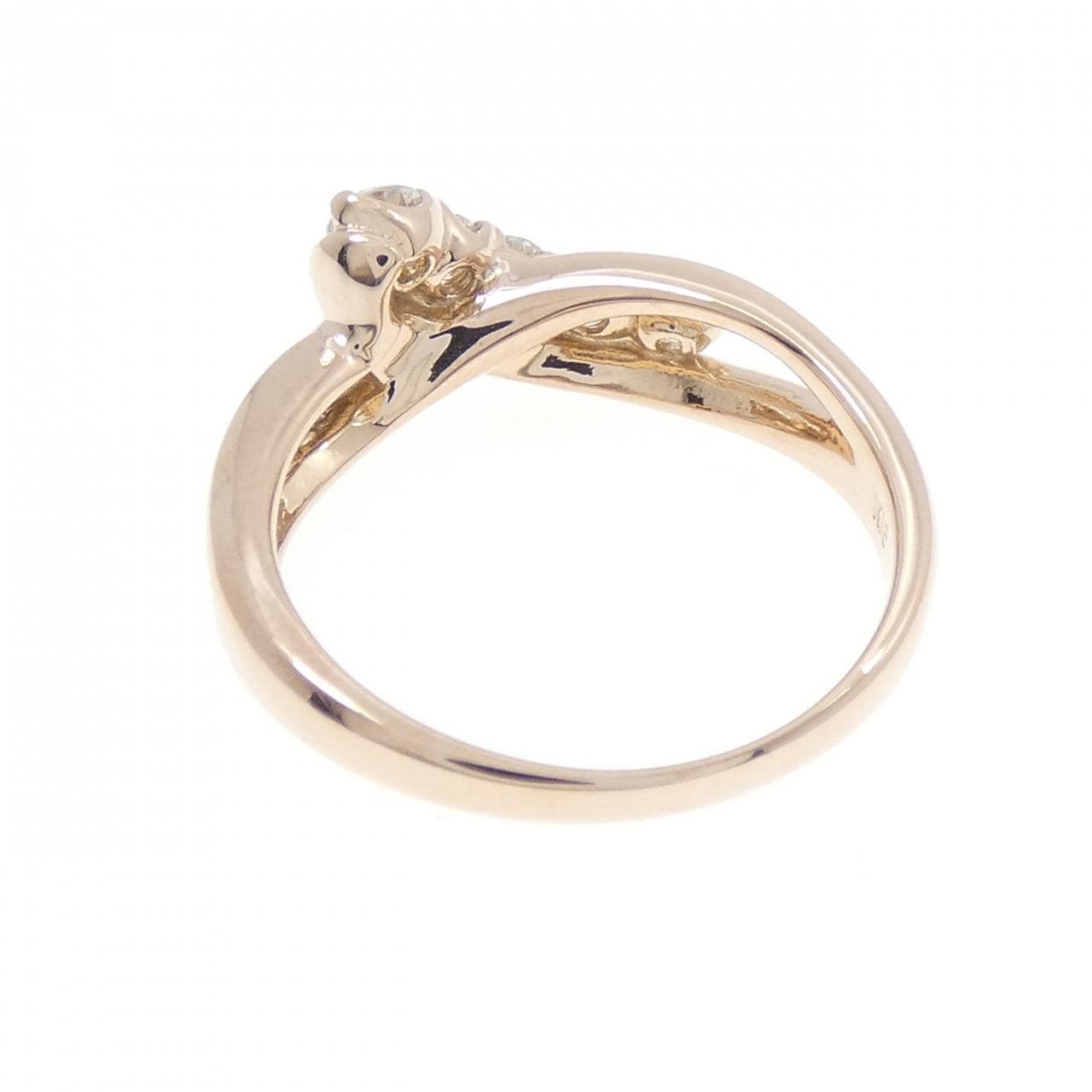 K18PG ダイヤモンド リング 0.40CT