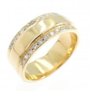 K18YG ダイヤモンド リング 0.21CT