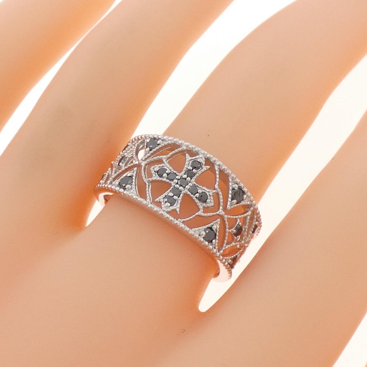 K18WG ダイヤモンド リング 0.30CT