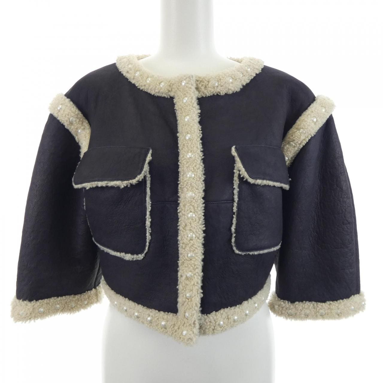 シャネル CHANEL P49900C00261 14B ムートンジャケット