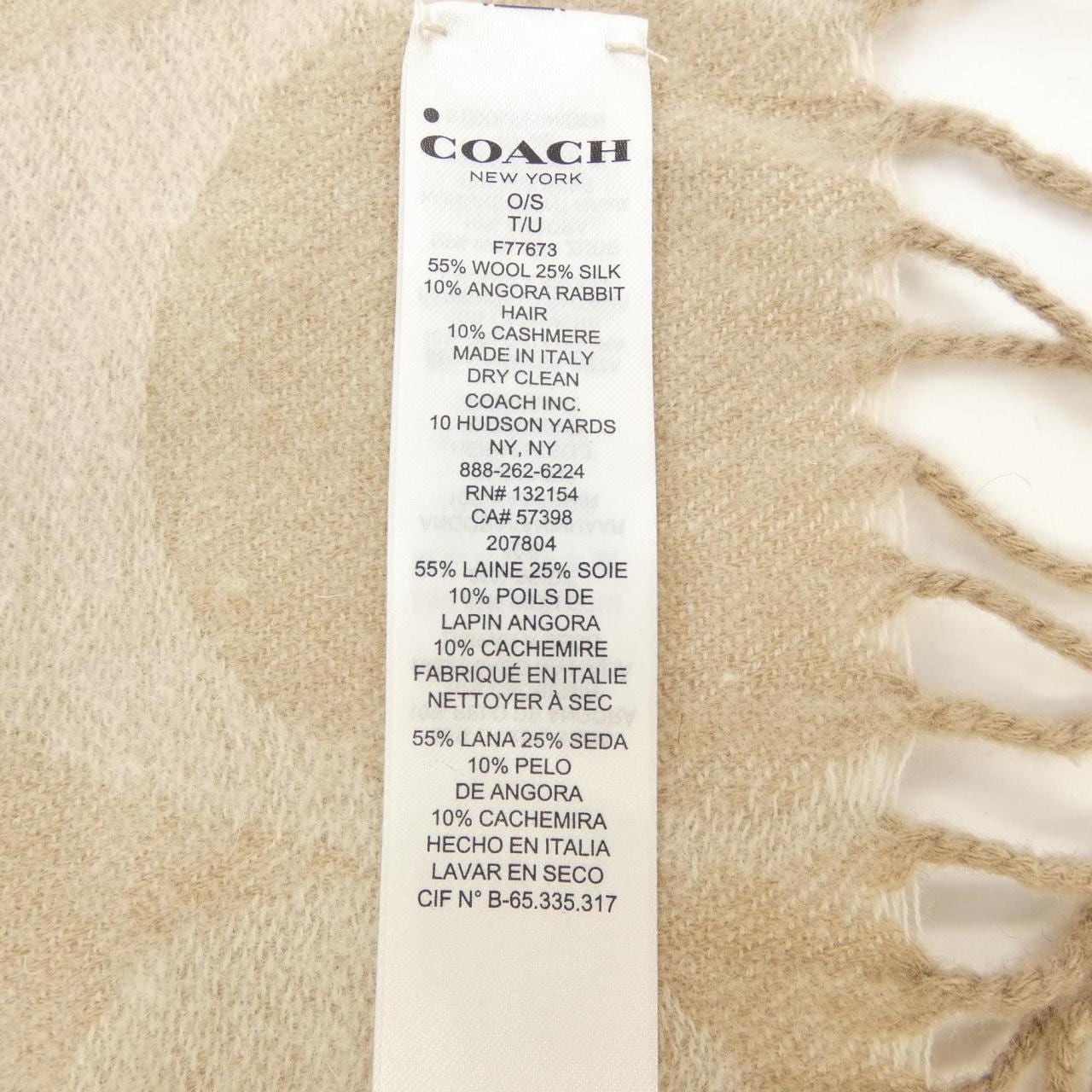 コーチ COACH STOLE