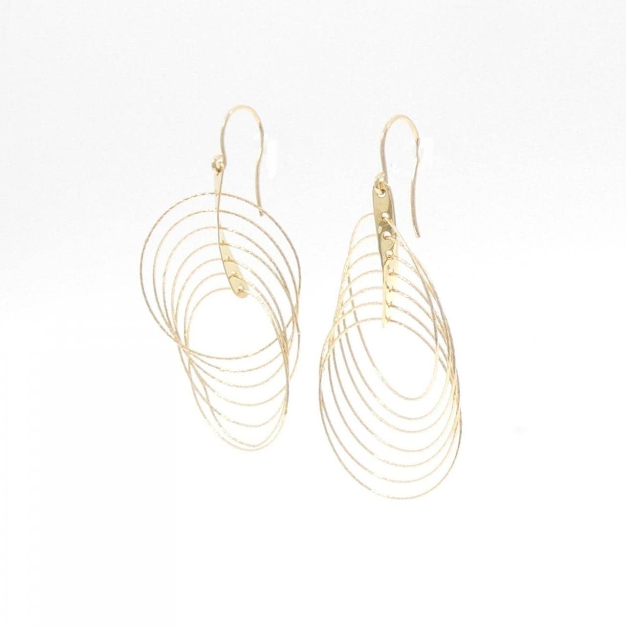 K18YG earrings
