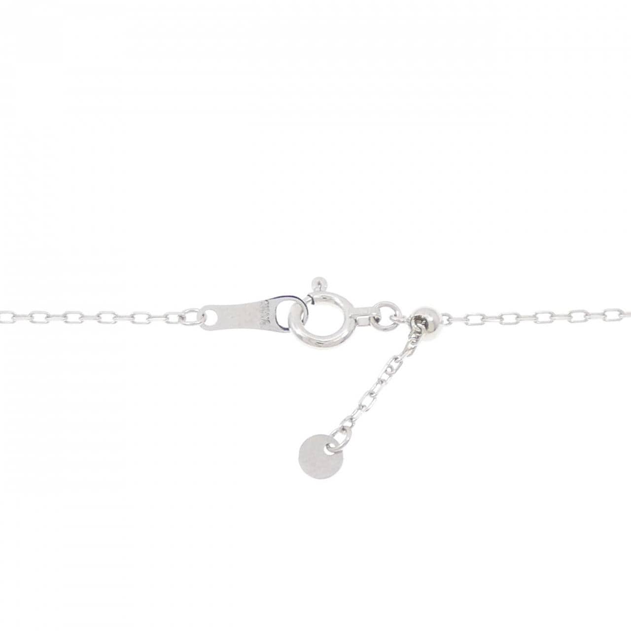 K18WG ダイヤモンド ネックレス 1.00CT