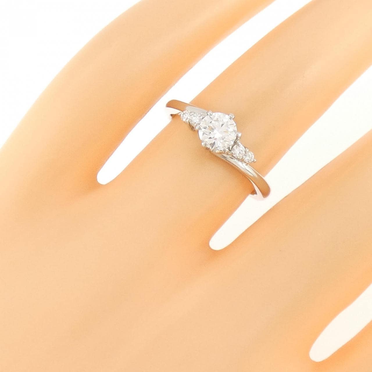 PT900 ダイヤモンド リング 0.412CT D SI1 VG