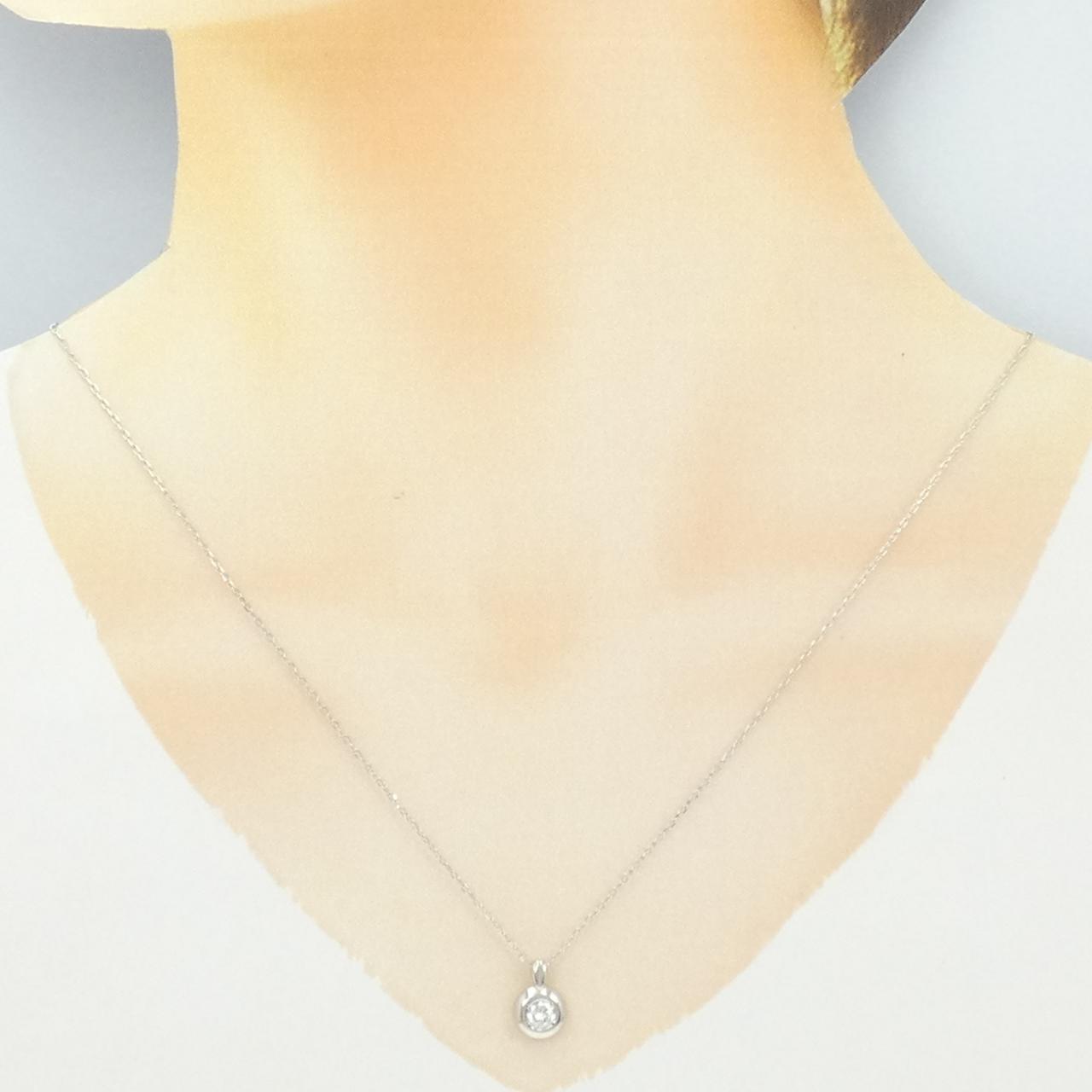 PT900/PT850 ダイヤモンド ネックレス 0.23CT