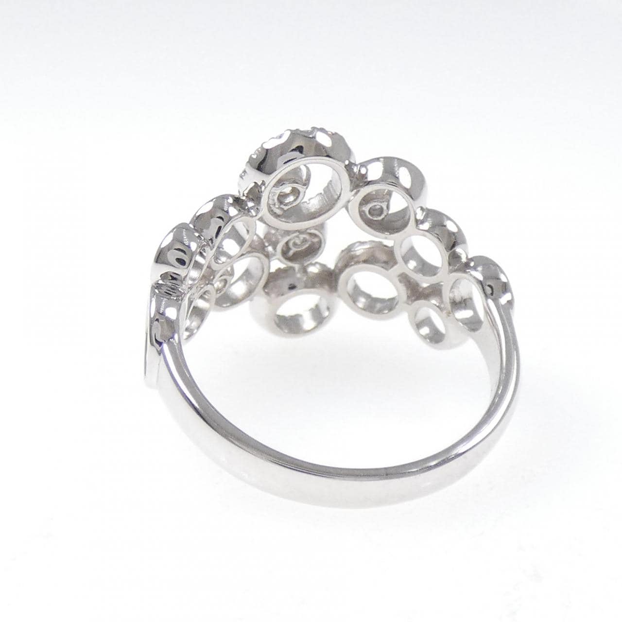 K18WG ダイヤモンド リング 0.34CT