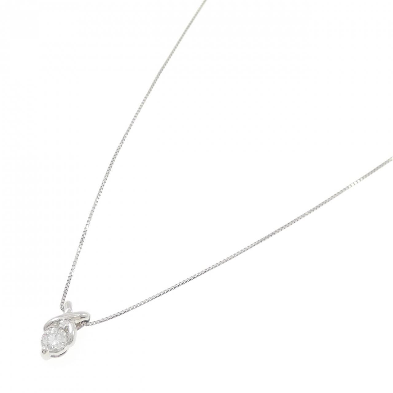 PT900/PT850 ダイヤモンド ネックレス 0.186CT