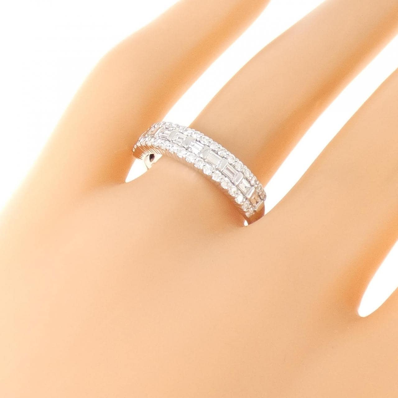 K18WG ダイヤモンド リング 0.60CT