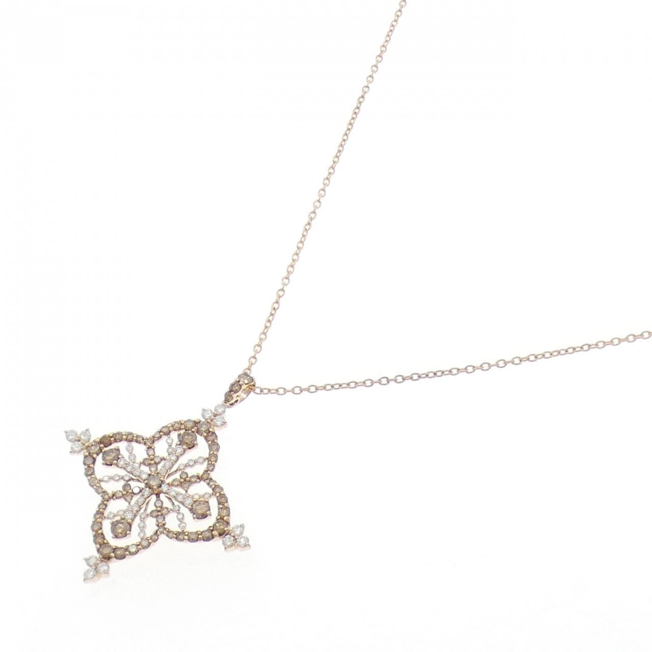 K18PG ダイヤモンド ネックレス 1.00CT