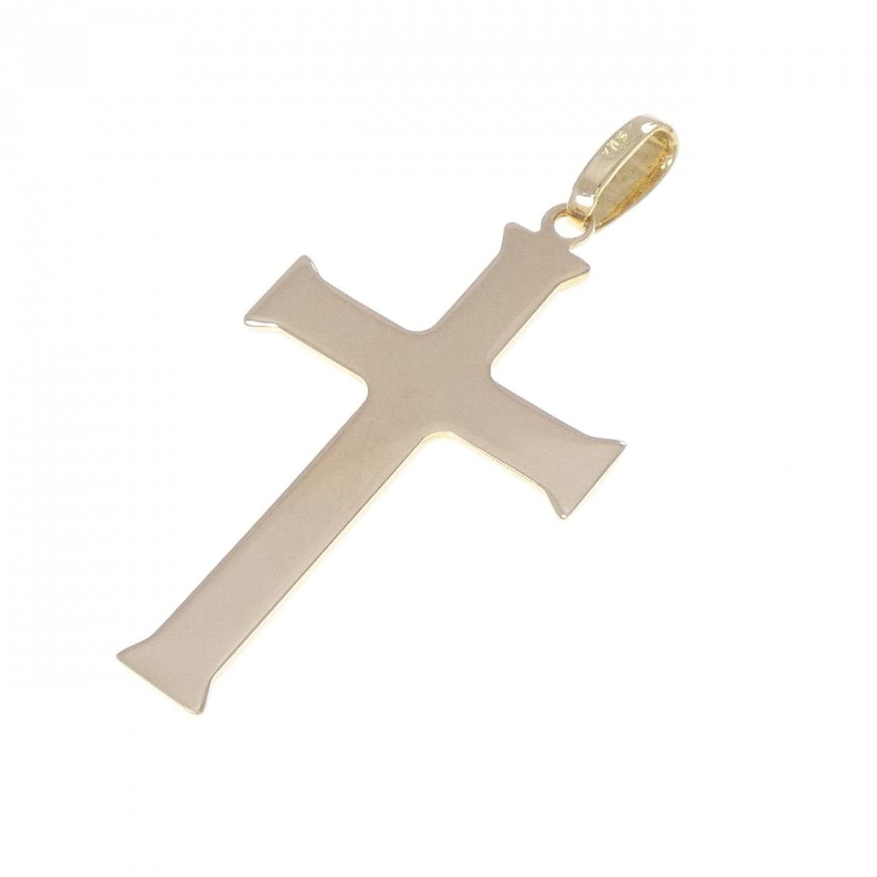 K18YG クロス ペンダント